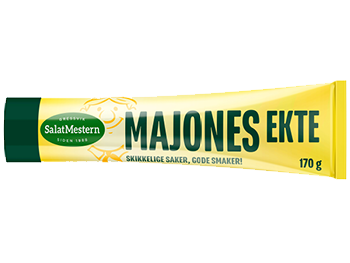 Bilde av en tube med ekte majones